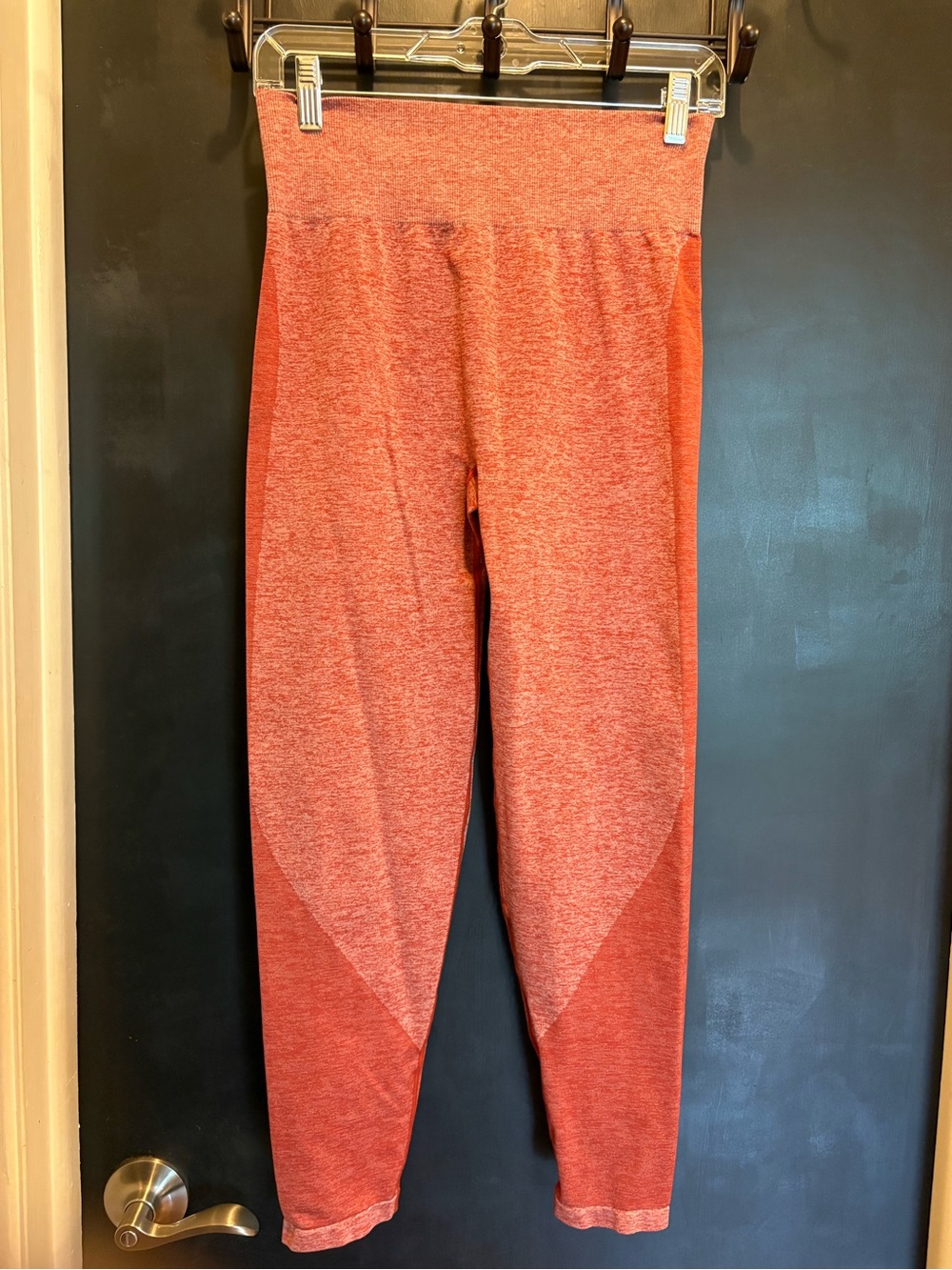 Victoria’s Secret PINK Seamless Leggings Womens Large Orange/Salmon Highwaist